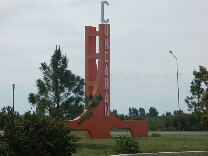 Entrada en Concarán