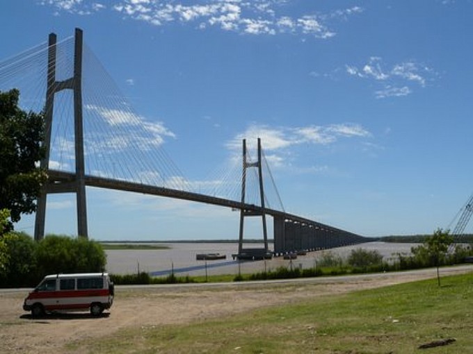 Puente Victoria, desde Rosario en Victoria
